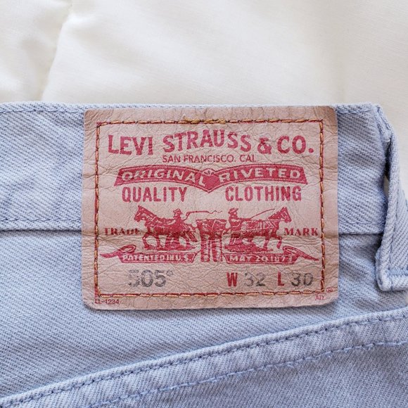 Levi's 505 Denim Jeans - Grey - Picture 11 of 16